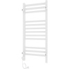 Полотенцесушитель электрический Laris Астор ЧК П12 350/900 белый, R