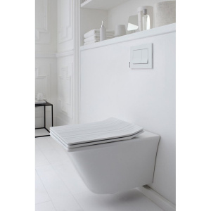 Купить Унитаз подвесной Jacob Delafon Grands Boulevards EDW102-00 с микролифтом в Москве с доставкой Унитаз подвесной Jacob Delafon Grands Boulevards EDW102-00 с микролифтом