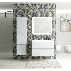 Шкаф-пенал Art&Max Techno 40 монти мрамор, L