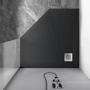 Купить Поддон для душа Vincea VST-4SP1010A антрацит, с сифоном в Москве с доставкой Поддон для душа Vincea VST-4SP1010A антрацит, с сифоном