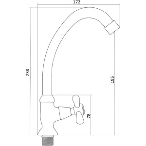 Кран Славен Прораб О СЛ-ОД-О13 для раковины