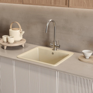 Мойка кухонная Domaci Парма V-800 бежевая