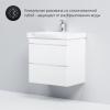 Тумба с раковиной AM.PM Like 65 подвесная, белый глянец