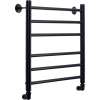 Полотенцесушитель водяной Comfysan Luce W-6 60х50 черный матовый