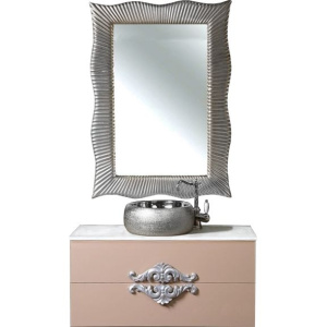 Мебель для ванной Armadi Art NeoArt 100 капучино с ручками серебро