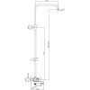 Душевая стойка Rush ST4235-40