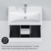 Мебель для ванной AM.PM Gem 75 подвесная, белый глянец, с 2 ящиками