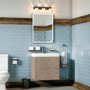 Купить Тумба с раковиной Art&Max Verona-Push 70 камень светлый в Москве с доставкой Тумба с раковиной Art&Max Verona-Push 70 камень светлый