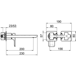 Купить Смеситель для раковины Remer Infinity I15PLBO белый матовый, С ВНУТРЕННЕЙ ЧАСТЬЮ в Москве с доставкой Смеситель для раковины Remer Infinity I15PLBO белый матовый, С ВНУТРЕННЕЙ ЧАСТЬЮ