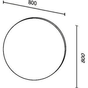 Зеркало Sanvit Сириус 80