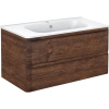 Тумба с раковиной Vincea Vico 100 темный дуб