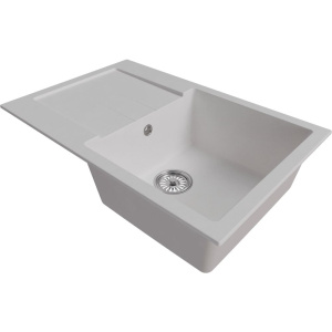 Купить Мойка кухонная Mixline ML-GM31 ультра-белая в Москве с доставкой Мойка кухонная Mixline ML-GM31 ультра-белая