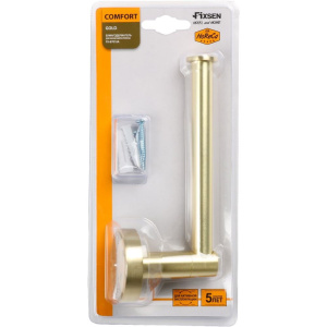 Держатель туалетной бумаги Fixsen Comfort Gold FX-87010A золото сатин