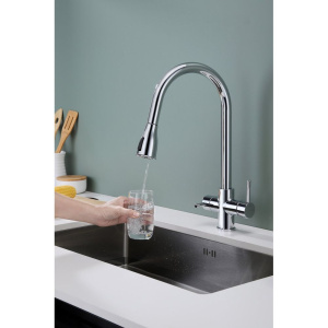 Смеситель для кухни Paulmark Lange 214212-CR, хром