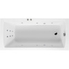Акриловая ванна Excellent Aquaria WAEX.AQU17.LINE 170x75 см, с гидромассажем, с каркасом, со сливом-переливом