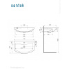 Раковина мебельная Santek Балтика 70 1.WH20.7.776 белая