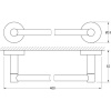 Полотенцедержатель Artwelle Harmonie HAR 026 40 см