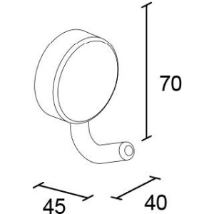 Купить Крючок Koin Simple SI010 в Москве с доставкой Крючок Koin Simple SI010