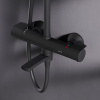 Душевая стойка AM.PM X-Joy F0785A522 черный матовый, с термостатом