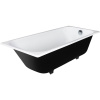 Чугунная ванна Wotte Start 170x70 см, с ножками, с ручками