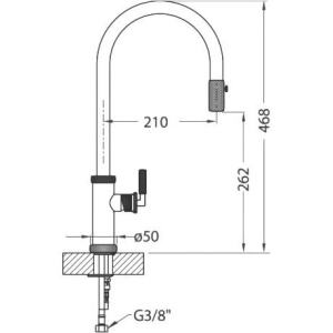 Купить Смеситель для кухни Alveus Nerina 1132177 хром глянцевый в Москве с доставкой Смеситель для кухни Alveus Nerina 1132177 хром глянцевый