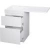 Тумба с раковиной Style Line Даллас 120, Люкс Plus напольная, белая L