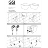 Крепеж для подвесных унитазов и биде GSI FISR2