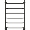 Полотенцесушитель водяной EWRIKA Сафо T 80х50, чёрный матовый