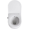 Унитаз подвесной BelBagno Uno BB3105CHR-BS/SC с микролифтом, со смесителем и функцией биде