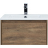 Тумба с раковиной STWORKI Карлстад 60, дуб рустикальный