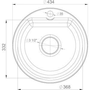 Купить Мойка кухонная GranFest Smart SM 435 белый в Москве с доставкой Мойка кухонная GranFest Smart SM 435 белый