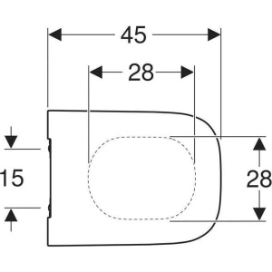 Крышка-сиденье Geberit Smyle 500.239.01.1