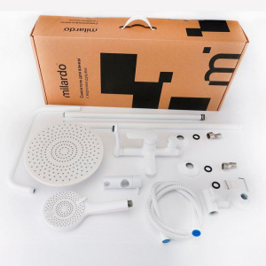 Душевая стойка Milardo Rora RORWT4FM06 белая