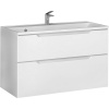 Тумба с раковиной Raval Wector 100, подвесная, белая
