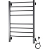 Полотенцесушитель электрический Domoterm Куба DMT П8 50x80, черный, R