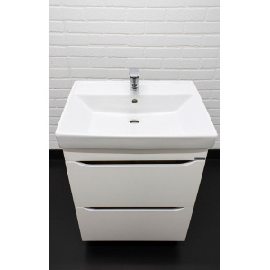 Мебель для ванной Домино Bruno 60 дуб вотан, белая