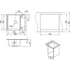 Мойка кухонная Granula 6002, алюминиум
