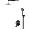 Душевой комплект AM.PM X-Joy FB85A1RH02 С ВНУТРЕННЕЙ ЧАСТЬЮ, для душа, чёрный