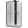 Душевая кабина Black&White Galaxy G8708 с низким поддоном, без крыши