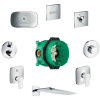 Скрытая часть смесителя Hansgrohe iBox Universal 01800180