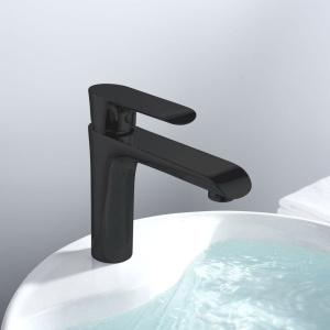 Смеситель для раковины Vincea Esse VBF-1E1MB черный матовый