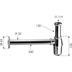 Сифон для раковины Remer 970Z114