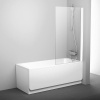 Шторка на ванну Ravak Pivot PVS1-80 Transparent, профиль белый
