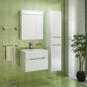 Зеркало-шкаф Runo Парма 60 с подсветкой