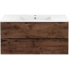 Тумба с раковиной Vincea Mia 100 темный дуб