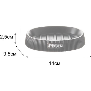 Купить Мыльница Fixsen Black Boom FX-411-4 черная в Москве с доставкой Мыльница Fixsen Black Boom FX-411-4 черная