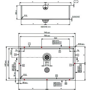 Мойка кухонная Alveus Nox 60