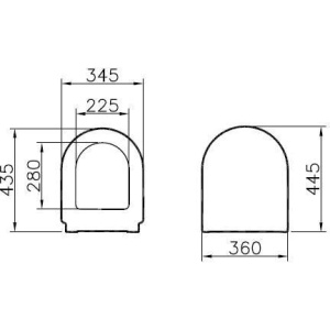 Крышка-сиденье VitrA S50 72-003-309