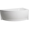 Акриловая ванна STWORKI Лунд R 150x75 см, угловая, с каркасом, асимметричная