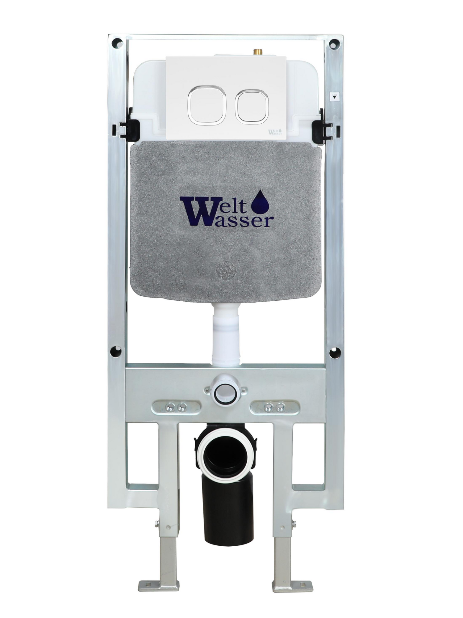 Инсталляция для подвесного унитаза без кнопки WeltWasser AMBERG 497 ST (10000005988)